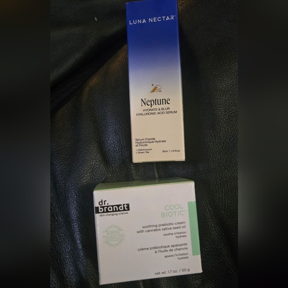 Dr. Brandt Other - Dr. Brandt Cool Biotic Soothing Cream & Luna Nectar Hydrate&blur Serum Bundle
